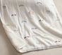 Embroidered Transportation Sherpa Baby Blanket