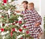 Adult Stewart Plaid Flannel Pajama Set