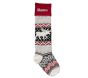 Natural Fair Isle Christmas Stocking Collection