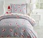 west elm x pbk Modern Organic Smiley Santa Icon Pillowcase