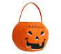 Pumpkin Glitter Halloween Treat Bag