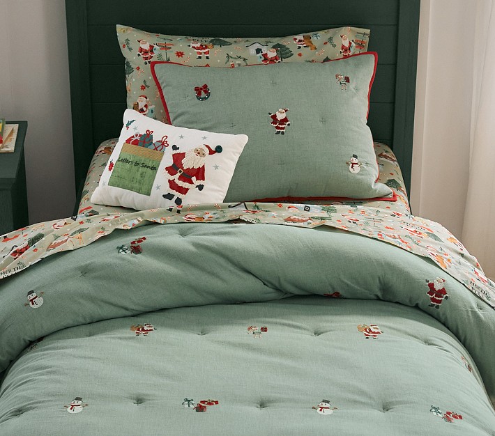 Merry & Bright Comforter & Shams | Pottery Barn Kids