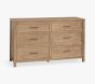 Open Box: Camden 6-Drawer Dresser (56"W x 19"D) - Seadrift
