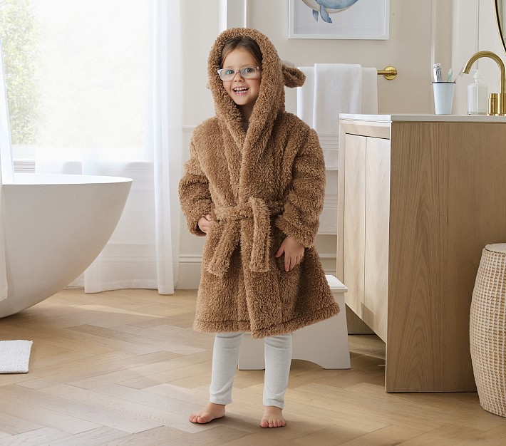 Terry Kids Bath Robe: Cozy & Safe | Pottery Barn Kids