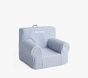 Open Box: My First Anywhere Chair® Slipcover Only - Chambray Blue Oxford Stripe