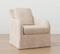 Kelsey Slipcovered Swivel Glider