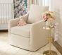 Ayden Slipcovered Swivel Glider