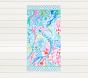 Lilly Pulitzer Mermaid Cove Kid Beach Towel UPF 50+