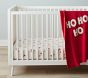 west elm x pbk Organic Modern Smiley Santa Crib Fitted Sheet
