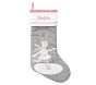 Deer Ice Skater Quilted Stocking