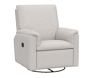 Open Box: Dream Swivel Glider Manual Recliner - Brushed Chenille Dove