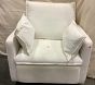 Open Box: Paxton Pillow Swivel Glider Power Recliner - Performance Plush Chenille Ivory