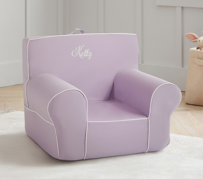 Anywhere Chair®, Lavender Twill | Pottery Barn Kids