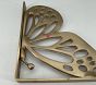Open Box: Gold Butterfly Shelving (2') - Bleached Bone
