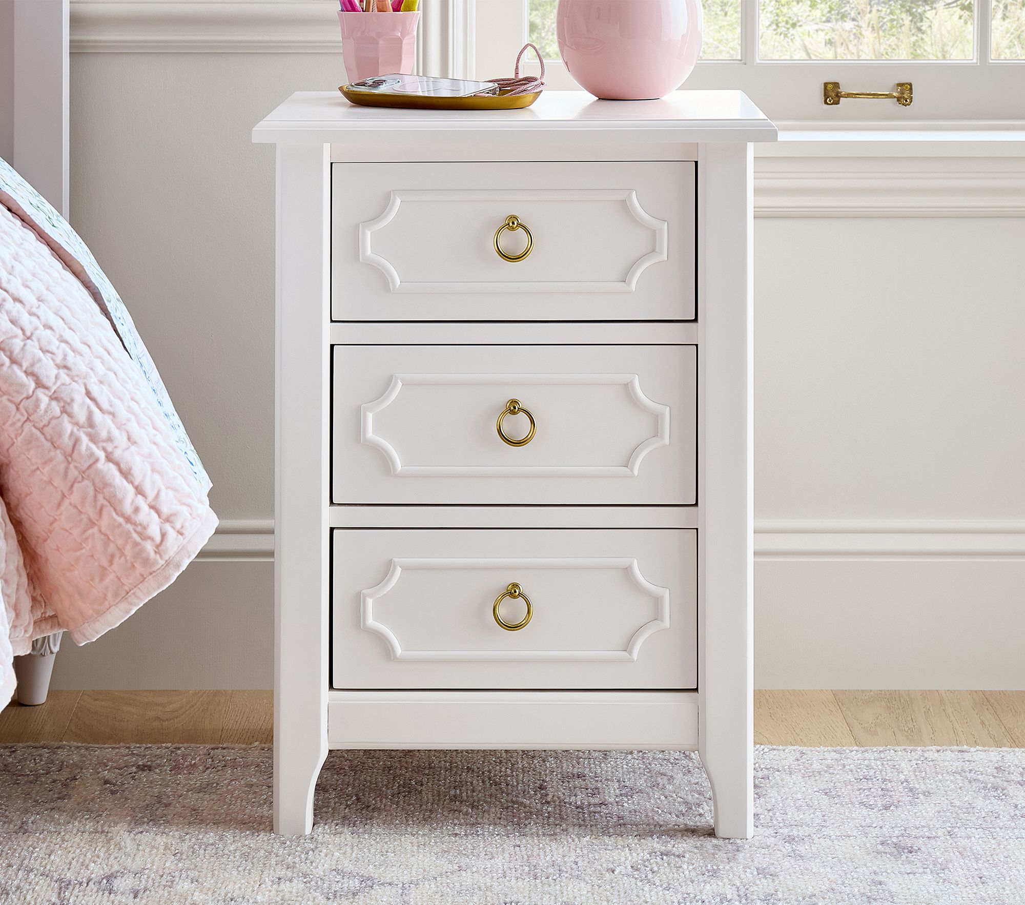 Ava Regency Nightstand with Charging Station and Nightlight (19") by Pottery Barn Kids