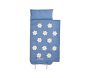 Mackenzie Blue Daisies Chenille Nap Mat &amp; Small Backpack Bundle