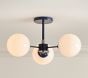 Triple Globe Flushmount (22")
