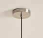 Metal Star Cutout Ball Pendant (14")