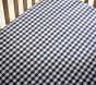 Gingham Organic Crib Fitted Sheet