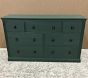 Open Box: Charlie 7-Drawer Dresser (58"W x 20"D) - Weathered Hunter Green