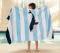 Whale Stripe Kid Beach Towel UPF 50+