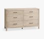 Open Box: Aptos 6-Drawer Dresser (56"W x 19"D) - Sandwash