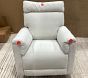 Open Box: Dream Deluxe Power Swivel Recliner - Performance Heathered Basketweave Alabaster White