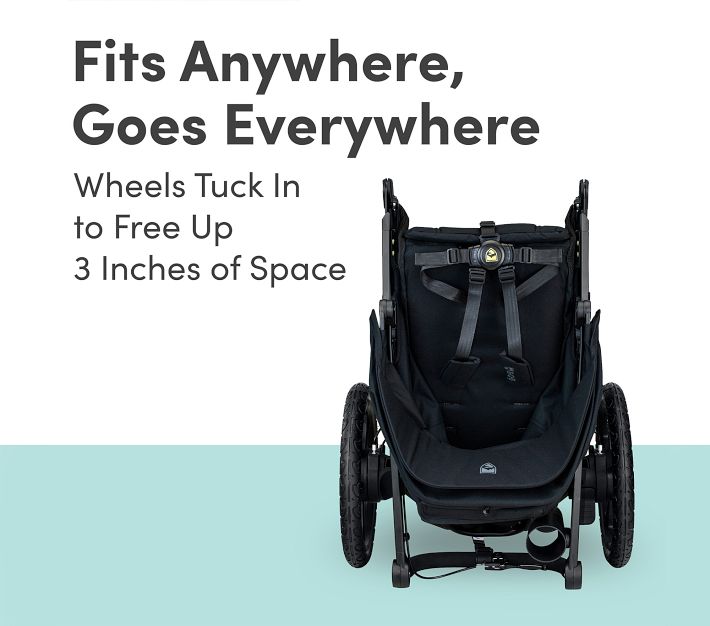 BOB Gear Wayfinder Jogging Stroller With Dual Suspension and Air-Filled Tires - Nightfall