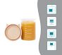 Babymoov Isy Glass Bowl Containers, Set of 6 - 8.5oz