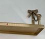 Open Box: Ava Ribbon Metal Shelf (38") - Brushed Gold
