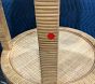 Open Box: Circular Rattan Side Table (17") - Natural