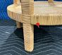 Open Box: Circular Rattan Side Table (17") - Natural