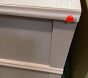 Open Box: Rosalie 7-Drawer Dresser (56"W x 19"D) - Weathered Soft Berry, Antique Brass