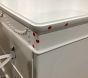 Open Box: Adeline 6-Drawer Dresser (56"W x 21"D) - Simply White, Antique Brass