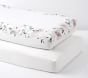 Meredith &amp; Solid Chamois Picture Perfect Crib Fitted Sheet Bundle - Set of 2