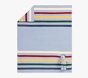 Striped Fuzzy Kid Throw Blanket &amp; Dino Plush Set