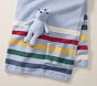 Striped Fuzzy Kid Throw Blanket &amp; Dino Plush Set