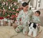 Candy Cane Village Adult Flannel Pajama Set