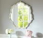 Silver Leaf Petal Mirror (27")