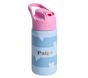 Blue Stripe Heart Mackenzie Water Bottle
