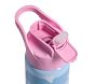 Blue Stripe Heart Mackenzie Water Bottle