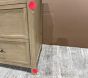 Open Box: Camden 6-Drawer Dresser (56"W x 19"D) - Seadrift, Antique Brass