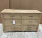 Open Box: Camden 6-Drawer Dresser (56"W x 19"D) - Seadrift, Antique Brass
