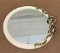 Open Box: LoveShackFancy Bow Round Mirror (32") - Gold