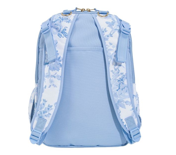 Blue Damask Adaptive Backpack Bundle | Pottery Barn Kids display picture 2