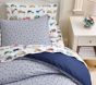 Flocked Star Duvet Cover