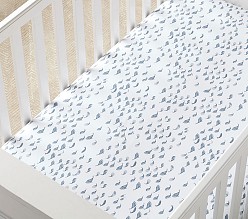 Jack Whale Organic Crib Fitted Sheet