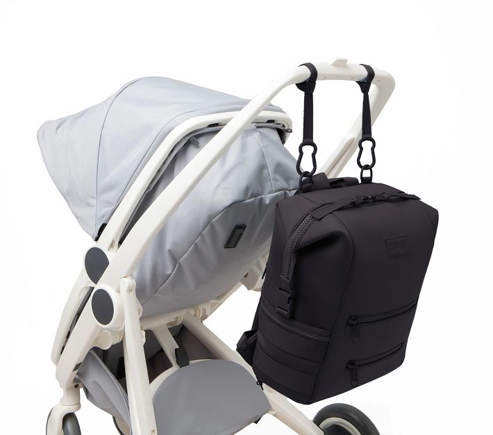 Dagne Dover Dark Gray Neoprene Backpack Bookbag Diaper Bag Laptop Work Bag Dagne Dover | Indi Neoprene Diaper Backpack | Large main image 3