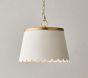 Metal Scallop Pendant