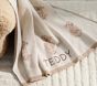 Teddy Bear Cotton Knit Baby Blanket